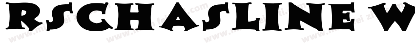 Rschasline Wd Bold字体转换